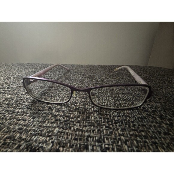TED BAKER Y2K Slim Purple Metal Glasses Twice Shy B192 Frames - Picture 3 of 8